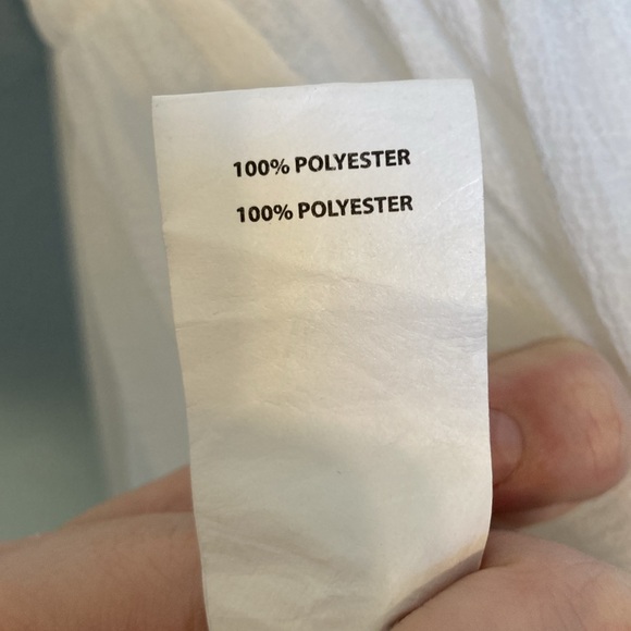 Ramy Brook Womens Size XS White Sheer Beach Swim Cover Up Smocked Waist Tassels - Picture 8 of 12